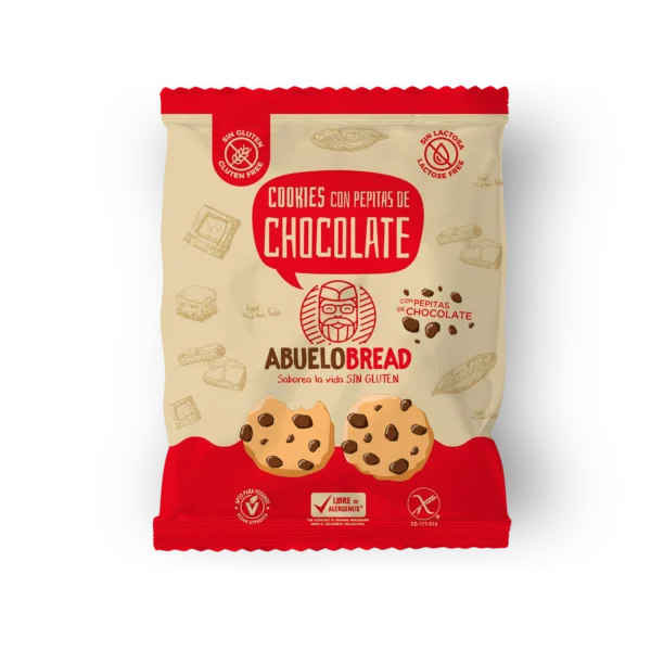 Cookies con Pepitas de Chocolate | <br> Caja 10udsX150gr