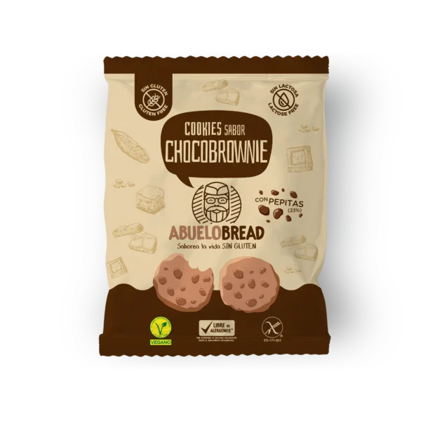 Cookies sabor Chocobrownie | <br> Caja 10udsX150gr