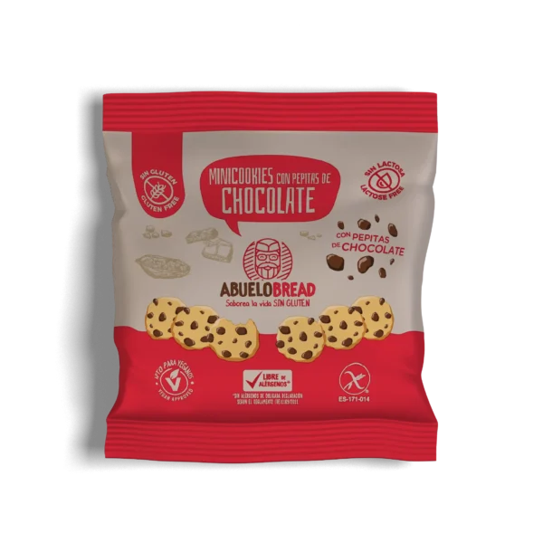 Minicookies con Pepitas de Chocolate | <br> Caja 24udsX40gr
